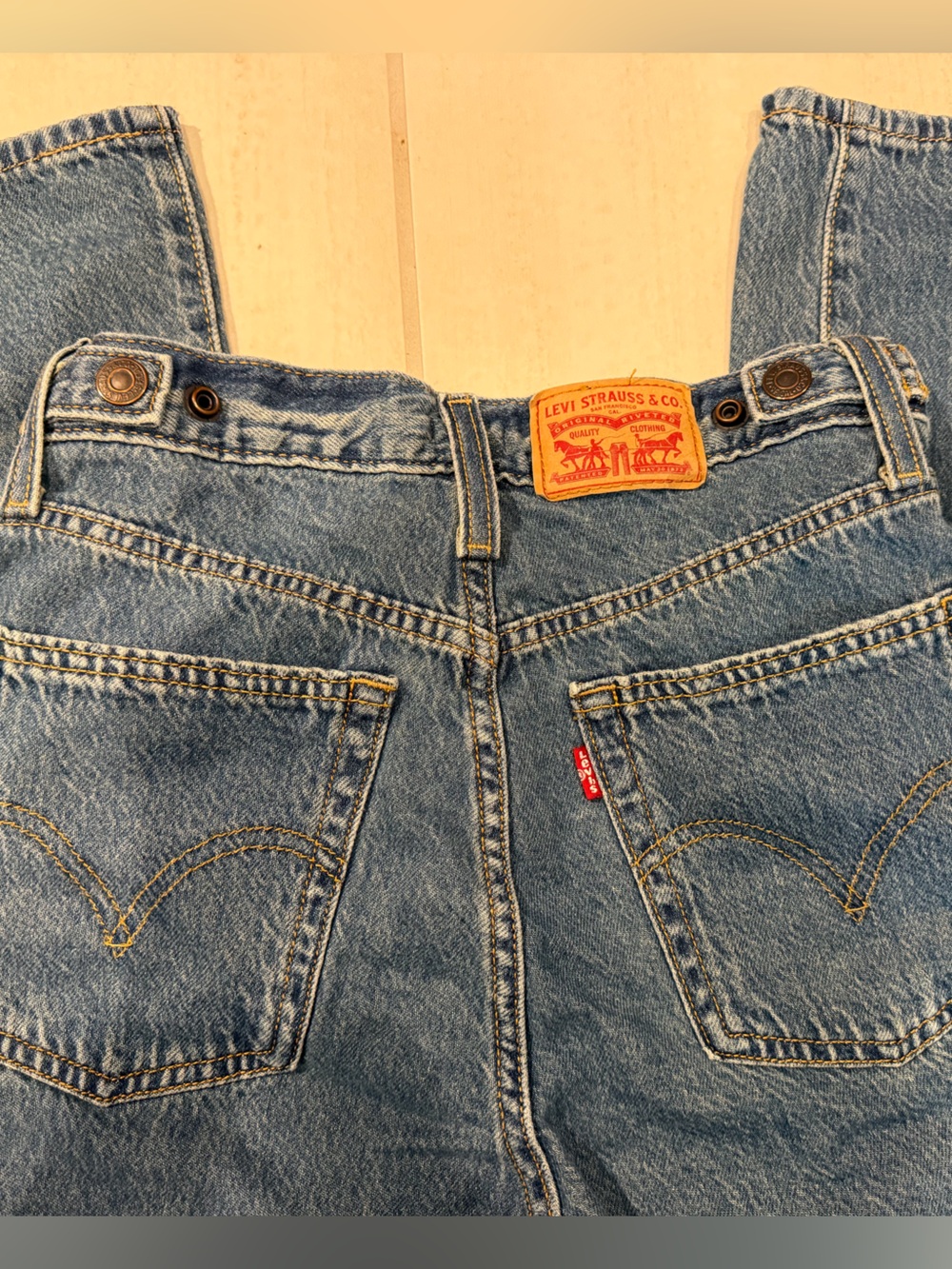 Levi's Light Blue High-Waist Wide Leg Jeans